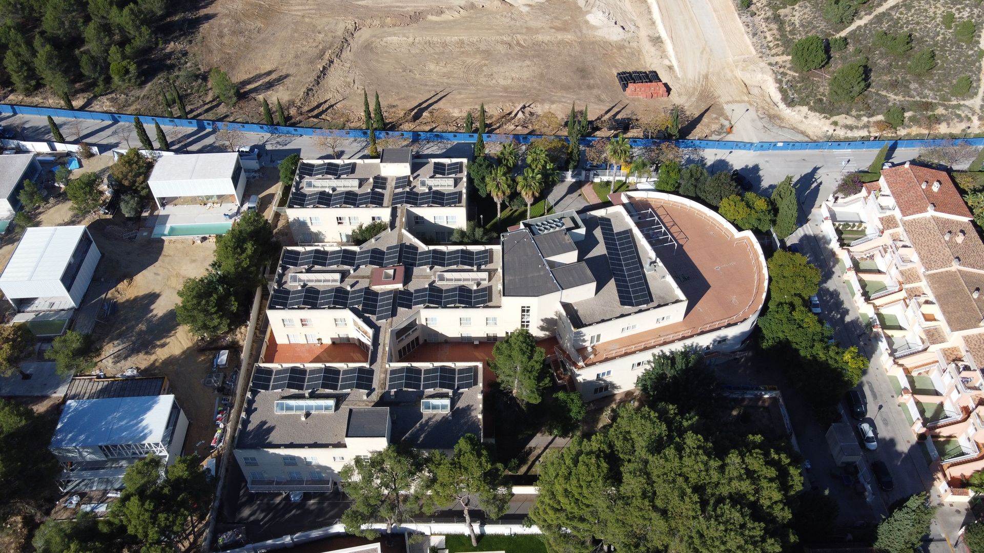 Residencia geriátrica — instalación fotovoltaica JONSOK
