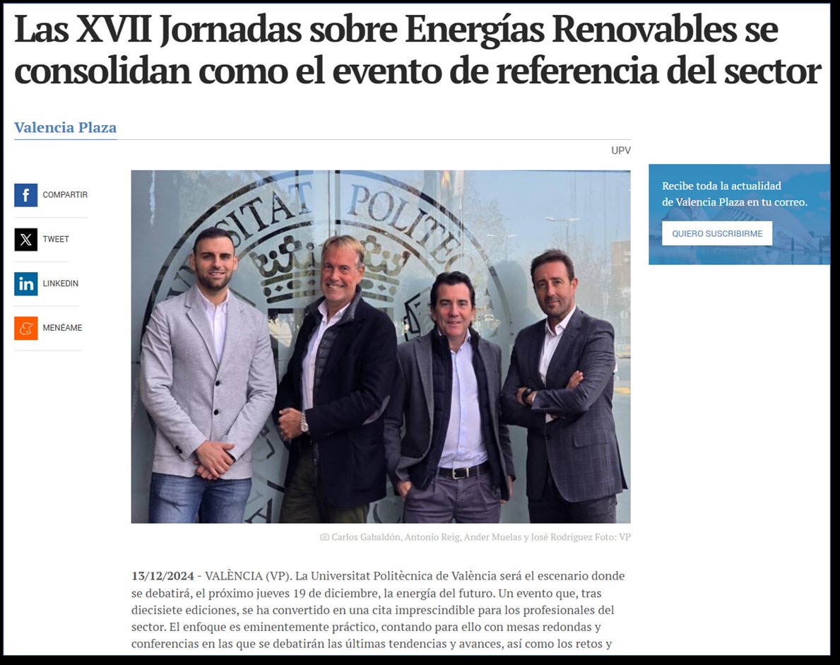Recorte de prensa: Valencia Plaza · diciembre 2024