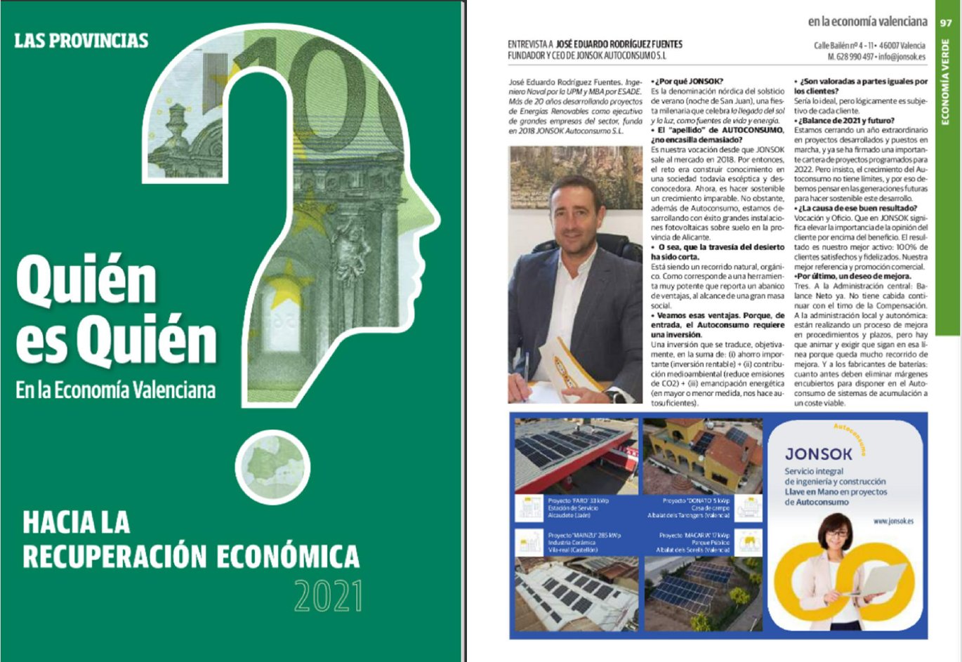 Recorte de prensa: Las Provincias · Hacia la recuperación económica · 2021