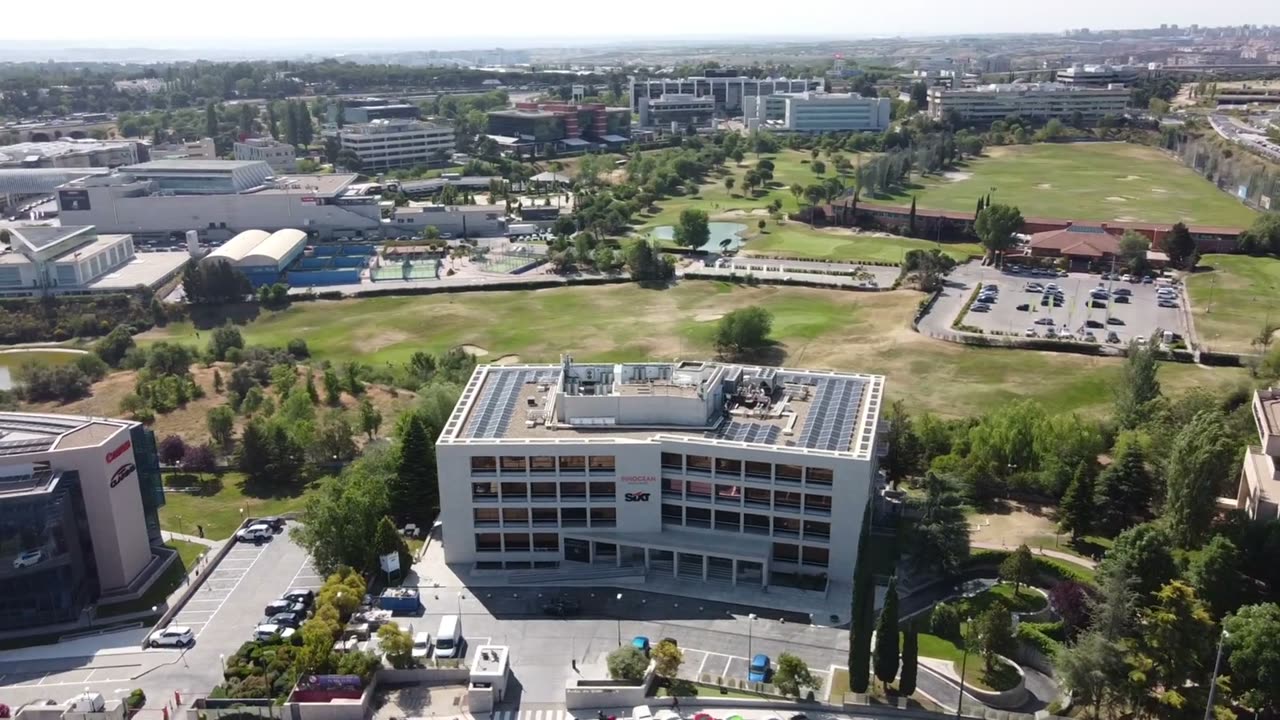 Vista aérea urbana del proyecto Bruselas